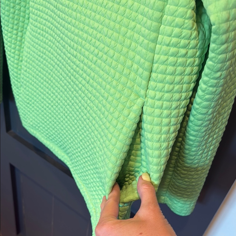 Dudley Stephens Green Quilted Pullover - Picture 3 of 6